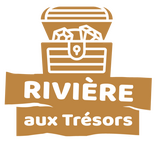 Logo Rivière aux Trésors, attraction clé en main et rentable rapidement pour parc d'attractions, hôtellerie de plein air et accr Logo Rivière aux Trésors, attraction clé en main et rentable rapidement pour parc d'attractions, hôtellerie de plein air et accrobranches